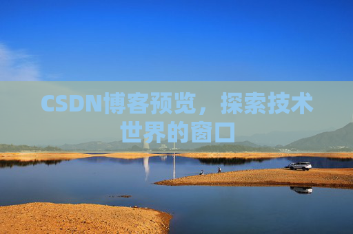 CSDN博客预览,探索技术世界的窗口